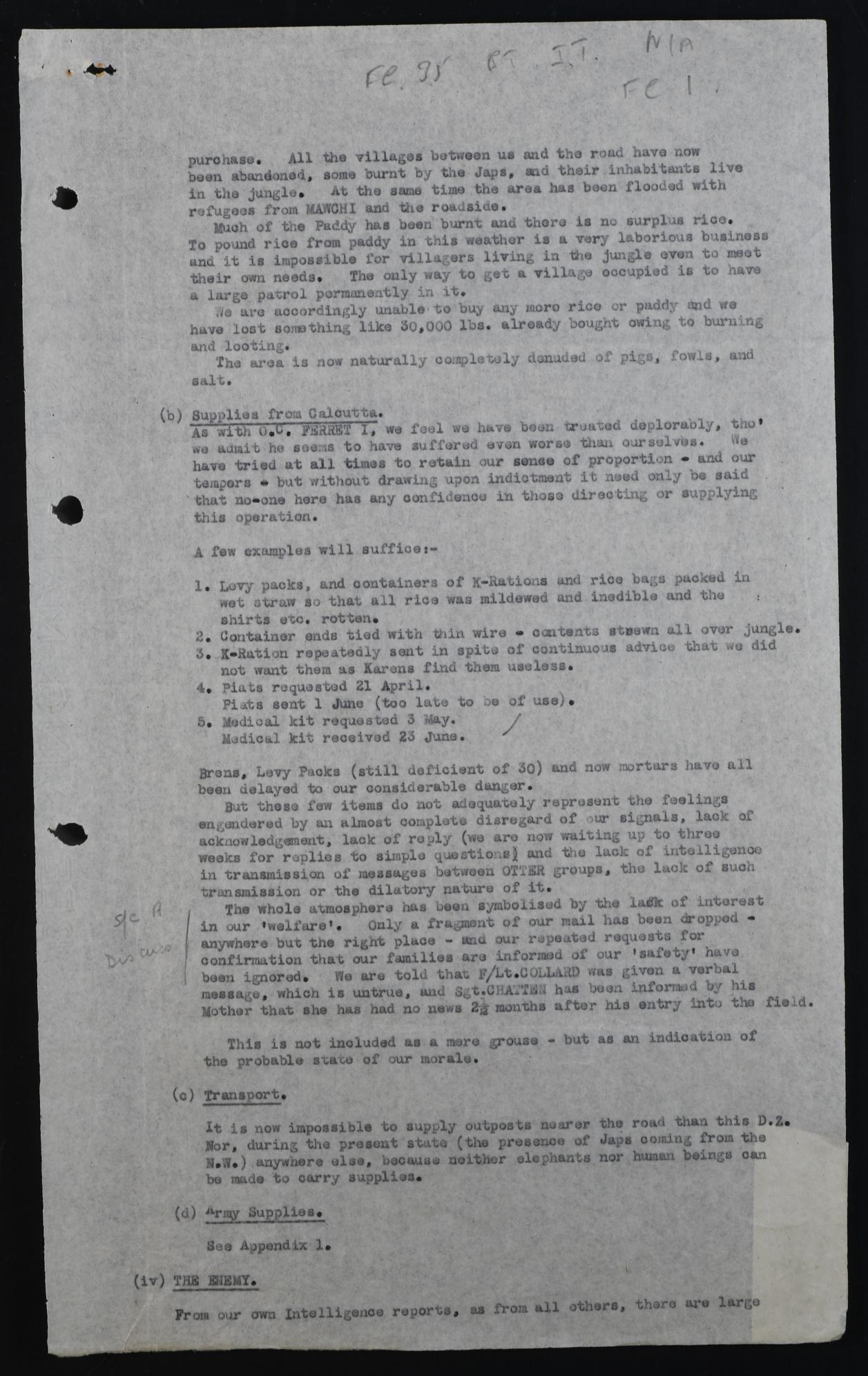Dumont's report page 3