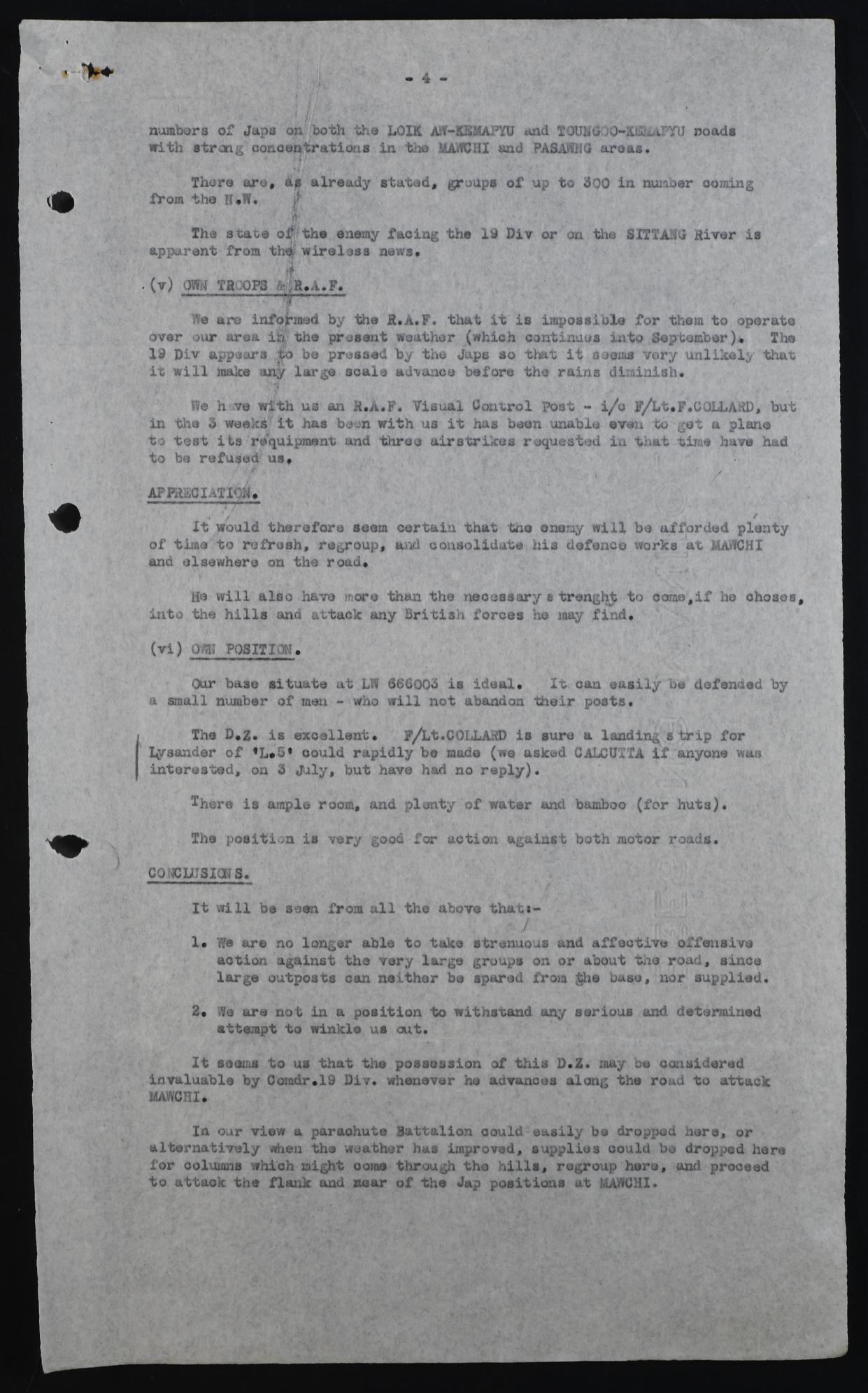 Dumont's report page 4