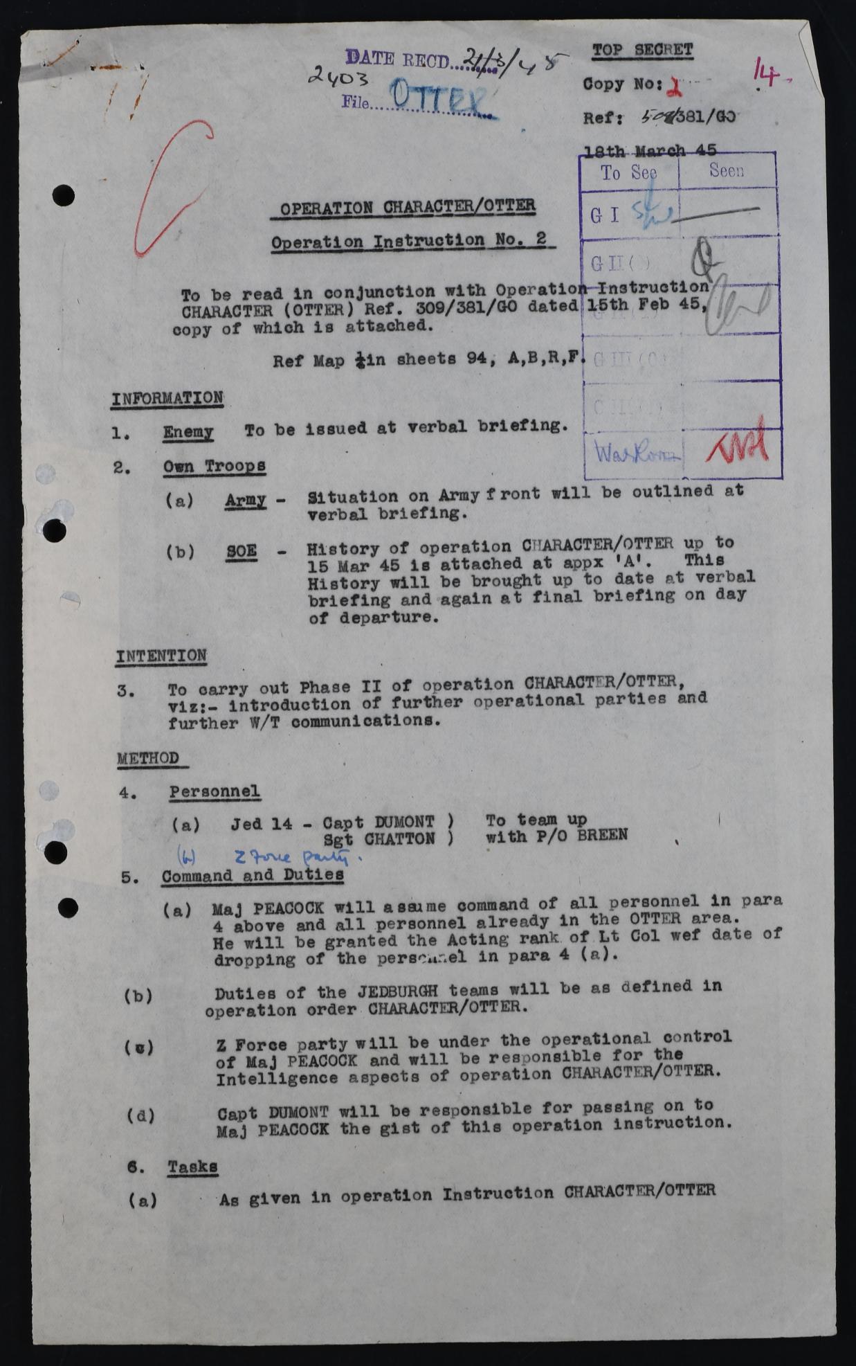 Op Instruction naming Dumont