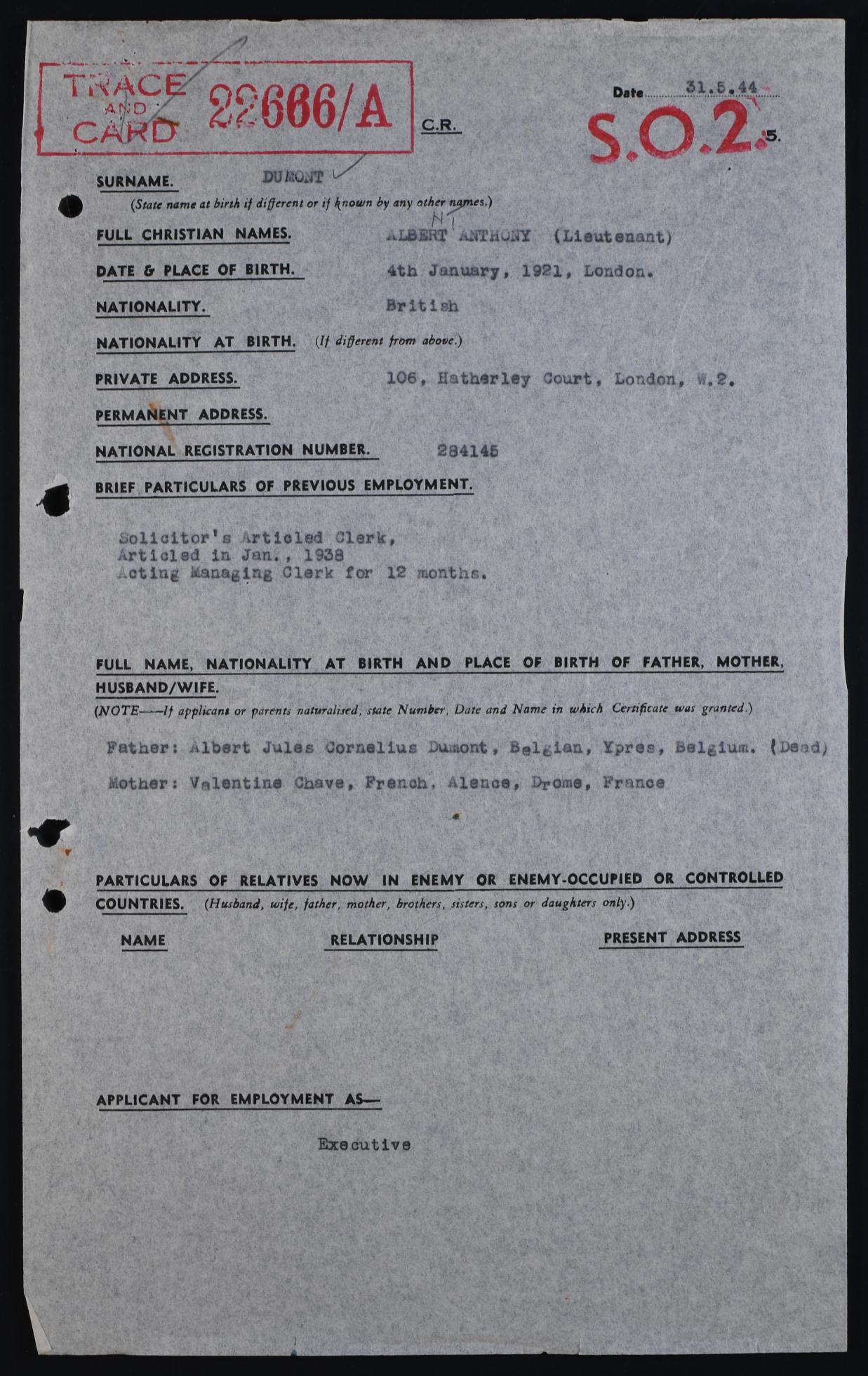 War service history